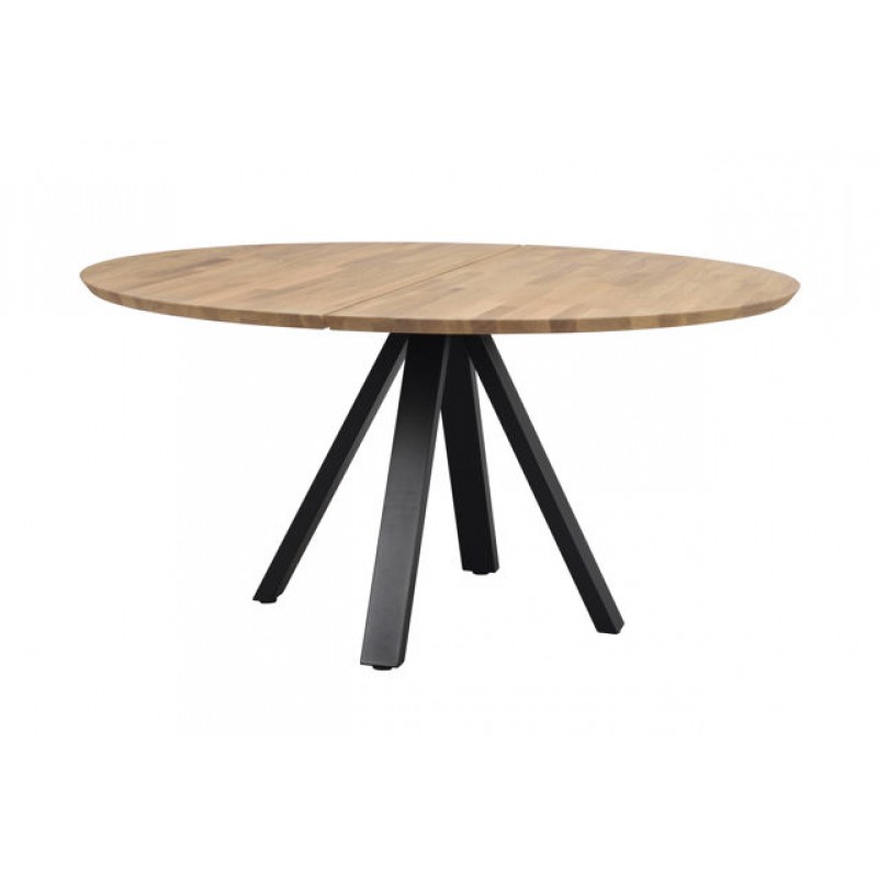 RO Carradale Dining Table V Oak/Black